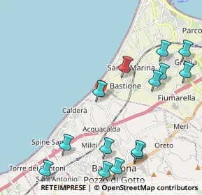 Mappa Via Stretto Margi, 98051 Barcellona Pozzo di Gotto ME, Italia (2.88357)