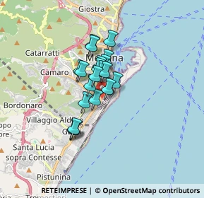 Mappa Via La Farina, 98123 Messina ME, Italia (1.186)