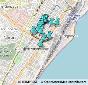 Mappa Via La Farina, 98123 Messina ME, Italia (0.3325)