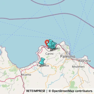 Mappa Via Piraineto, 90044 Carini PA, Italia (62.79154)