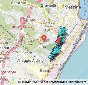 Mappa Vico Scrivia, 98124 Messina ME, Italia (0.826)