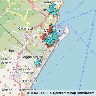 Mappa Via Gino Buganza, 98124 Messina ME, Italia (1.51)