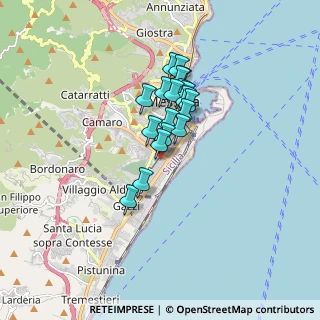 Mappa Via Gino Buganza, 98124 Messina ME, Italia (1.33211)