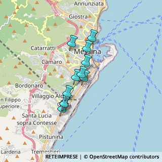 Mappa Via Gino Buganza, 98124 Messina ME, Italia (1.39364)