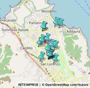 Mappa Via Egeria, 90146 Palermo PA, Italia (1.26765)