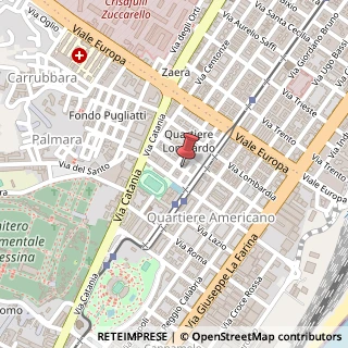 Mappa Via Crema, 8, 98124 Messina, Messina (Sicilia)