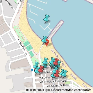 Mappa Molo Est Porto, 91010 San Vito lo capo TP, Italia (0.16)