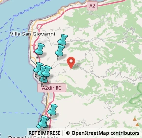 Mappa 89135 Sambatello RC, Italia (5.26455)