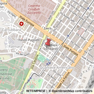 Mappa Via monza 17, 98124 Messina, Messina (Sicilia)