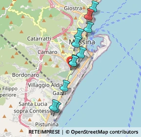 Mappa Via Sardegna, 98124 Messina ME, Italia (1.81091)