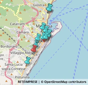 Mappa Via Industriale, 98121 Messina ME, Italia (1.27583)