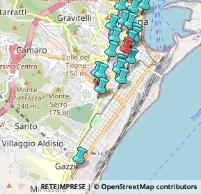 Mappa Via Catania, 98123 Messina ME, Italia (1.047)
