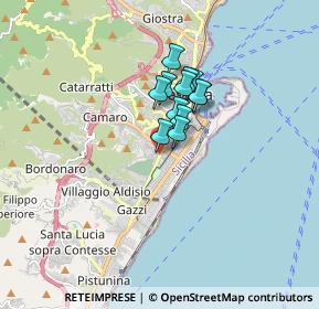 Mappa Via Catania, 98123 Messina ME, Italia (1.1475)