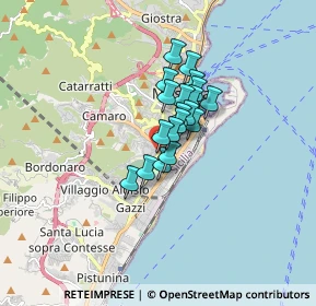 Mappa Via Catania, 98123 Messina ME, Italia (1.08947)