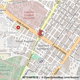 Mappa Via Catania, 7, 98124 Messina, Messina (Sicilia)