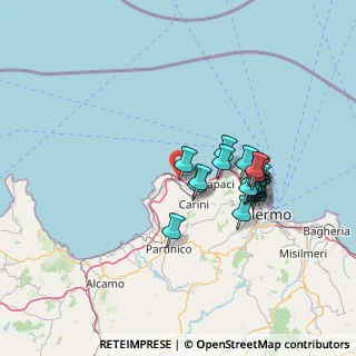 Mappa A29, 90044 Carini PA, Italia (13.593)