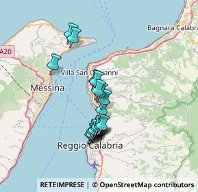 Mappa 89135 Reggio di Calabria RC, Italia (6.3935)