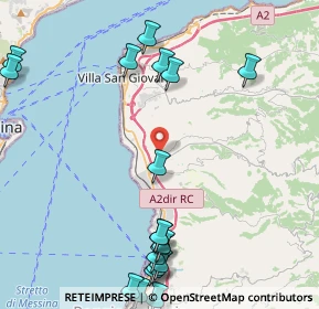 Mappa 89135 Reggio di Calabria RC, Italia (6.4205)