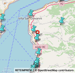 Mappa 89135 Reggio di Calabria RC, Italia (6.54889)