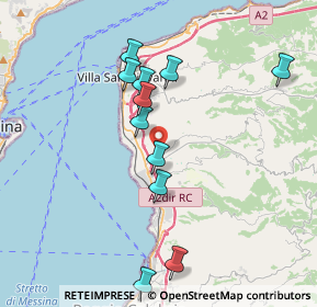 Mappa 89135 Reggio di Calabria RC, Italia (4.14636)