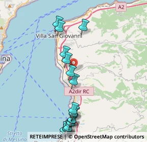 Mappa 89135 Reggio di Calabria RC, Italia (5.7035)
