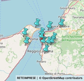 Mappa 89135 Reggio di Calabria RC, Italia (9.4225)