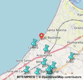 Mappa Via Caldà, 98051 Barcellona Pozzo di Gotto ME, Italia (3.33818)
