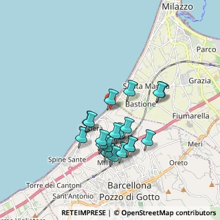 Mappa Via Caldà, 98051 Barcellona Pozzo di Gotto ME, Italia (1.8075)