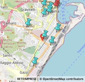 Mappa Via Milano, 98124 Messina ME, Italia (1.21818)