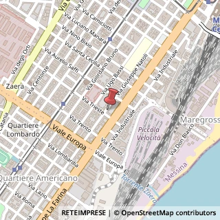 Mappa Via Giuseppe Natoli, 127, 98123 Messina, Messina (Sicilia)