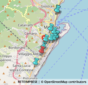 Mappa Via Fausto Bufalini, 98124 Messina ME, Italia (1.3875)