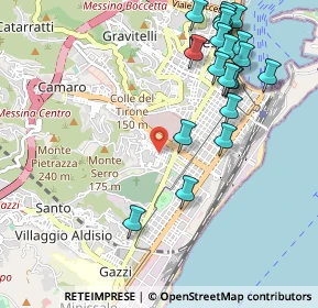 Mappa Via Fausto Bufalini, 98124 Messina ME, Italia (1.3315)