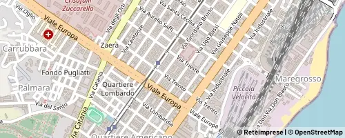 Mappa Messina