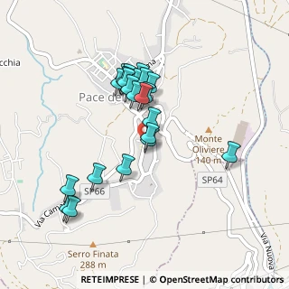 Mappa Via Don Silvio Cucinotta, 98042 Pace del Mela ME, Italia (0.44455)