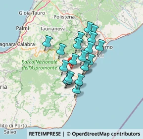 Mappa 89030 Careri RC, Italia (9.845)