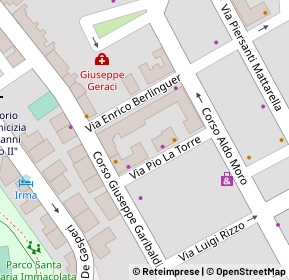 Mappa Via Pio la Torre, 98044 San Filippo del Mela ME, Italia (0.07308)