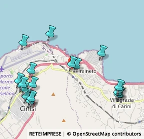 Mappa Viale Finaita, 90045 Carini PA, Italia (2.8575)