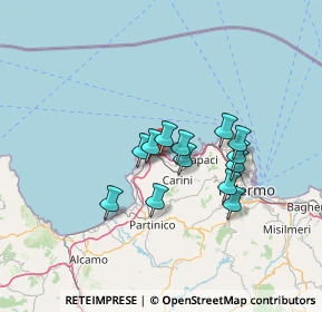 Mappa Viale Finaita, 90045 Carini PA, Italia (11.47308)