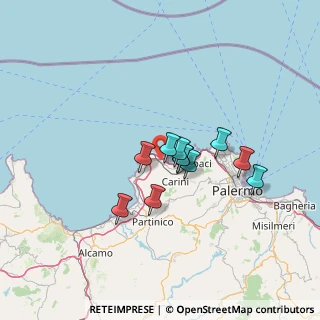 Mappa Viale Finaita, 90044 Carini PA, Italia (10.78273)