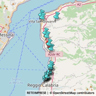 Mappa SS18 Tirrenica Inferiore III Tronco Gallico, 89135 Reggio di Calabria RC, Italia (5.045)