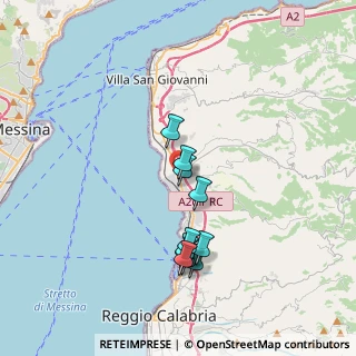 Mappa SS18 Tirrenica Inferiore III Tronco Gallico, 89135 Reggio di Calabria RC, Italia (3.62727)