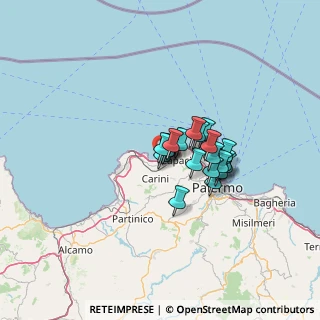 Mappa E90, 90044 Carini PA, Italia (9.323)
