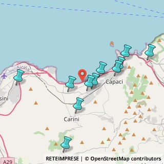 Mappa E90, 90044 Carini PA, Italia (4.40909)