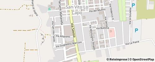 Mappa San Vito lo Capo
