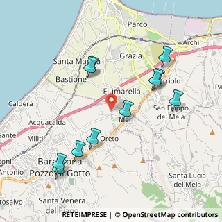 Mappa Stretto Crocevia, 98051 Barcellona pozzo di Gotto ME, Italia (2.34909)