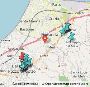 Mappa Stretto Crocevia, 98051 Barcellona pozzo di Gotto ME, Italia (2.8665)