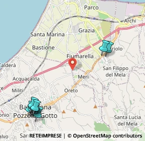 Mappa Stretto Crocevia, 98051 Barcellona pozzo di Gotto ME, Italia (3.38364)