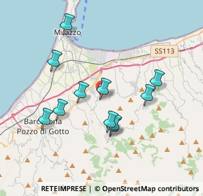 Mappa Via Antonino Basile Stracuzzi, 98044 San Filippo del Mela ME, Italia (3.78091)