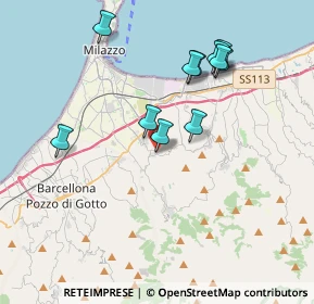 Mappa Via Antonino Basile Stracuzzi, 98044 San Filippo del Mela ME, Italia (4.02455)