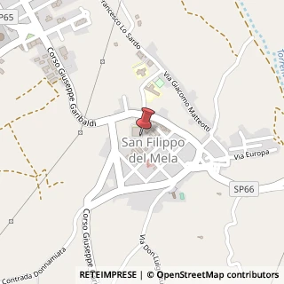 Mappa Corso Giuseppe Garibaldi, 212, 98044 San Filippo del Mela, Messina (Sicilia)